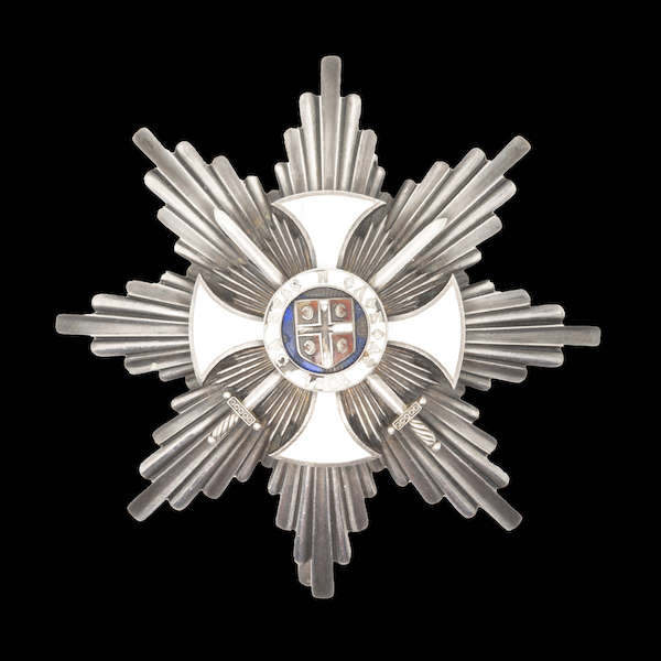 Serbian Order of the Star of Karageorge medal, $4,612