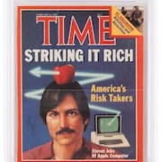 1982 Time magazine cover signed by Steve Jobs, $35,255