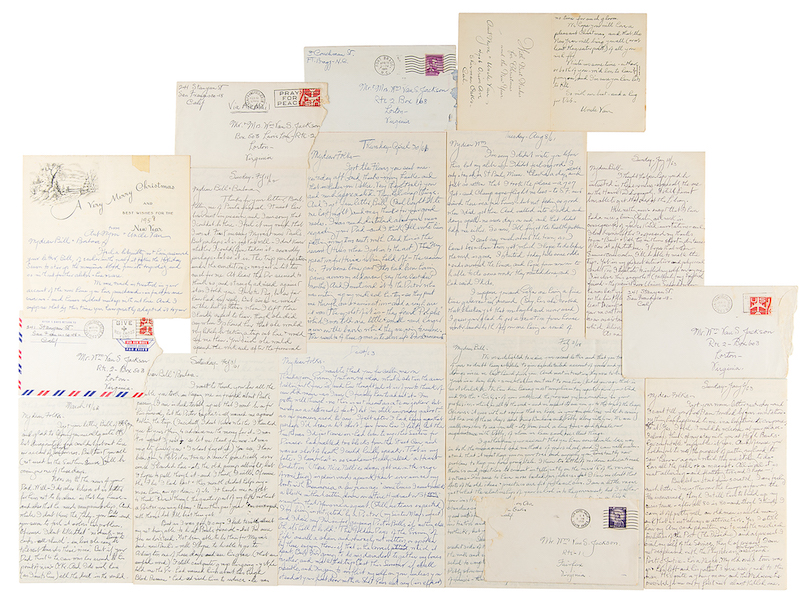 Archive of letters from horror movie actor Edward van Sloan, est. $5,000-$7,000