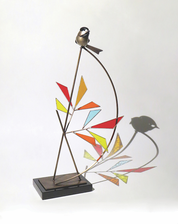 Don Rambadt, ‘Autumn (ed. 8),’ 2021, bronze and glass 