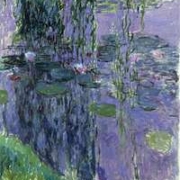 Claude Monet, ‘Nympheas,’ 1916-1919. Oil on canvas, 200 by 180cm. Musee Marmottan Monet, Paris