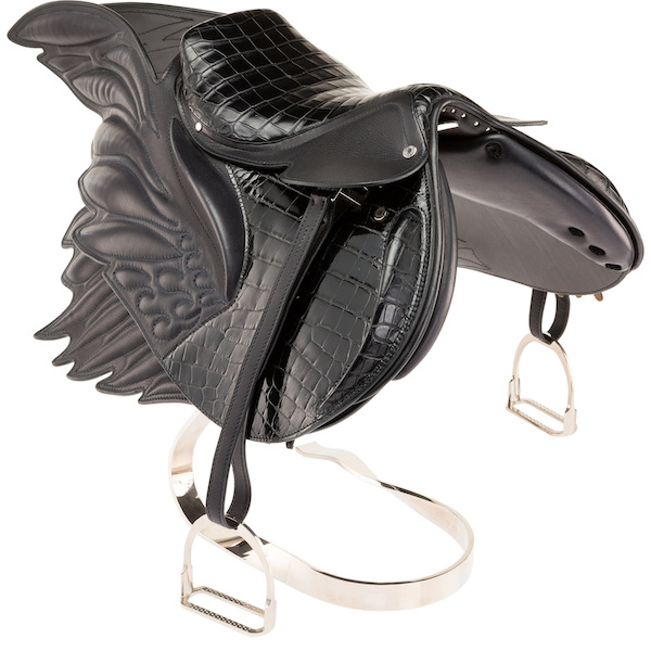 Hermes Ailee Mini Saddle Statue, estimated at $30,000-$40,000. Image courtesy of Heritage Auctions