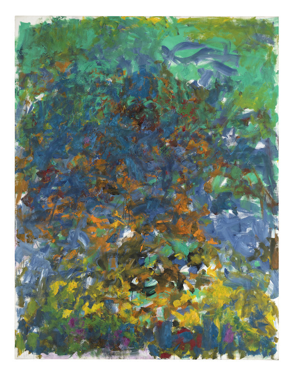 Joan Mitchell, ‘La Grande Vallee,’ 1983. Oil on canvas, 260.4 by 200cm. Fondation Louis Vuitton, Paris. © The estate of Joan Mitchell. Photo credit: © Primae / Louis Bourjac