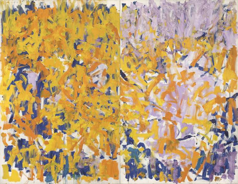 Joan Mitchell, ‘Two Pianos,’ 1980. Oil on canvas, 279.4 by 360.7cm. Private collection. © The estate of Joan Mitchell. Photo credit: © Patrice Schmidt