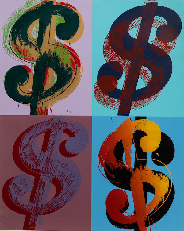 Andy Warhol, ‘$ (Quadrant),’ estimated at $80,000-$120,000