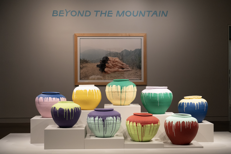 Installation view of Beyond the Mountain at Seattle Asian Art Museum, photo credit Chloe Collyer