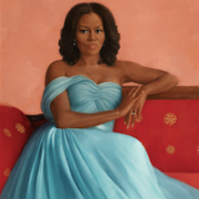 Portrait of Michelle Obama by Sharon Sprung. Image courtesy of the White House Historical Association / White House Collection