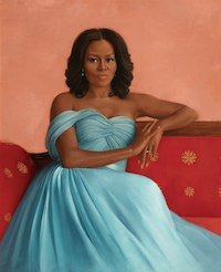 Obamas return to White House, official portraits unveiled