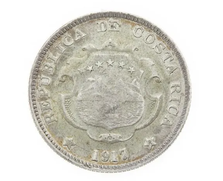Costa Rican 1917 GCR 50 Centavos coin, est. $10,000-$20,000