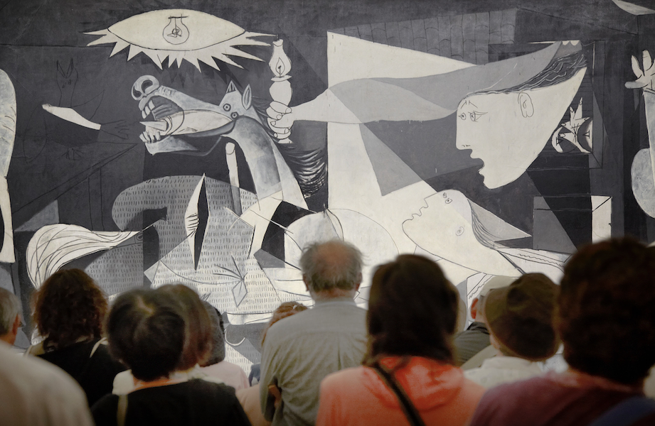 ‘Guernica,’ considered Picasso’s greatest masterpiece, provided the backdrop for the September 12 announcement of the Picasso Celebration program. Image courtesy of the photographic archive of the Museo Reina Sofia.