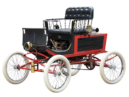 Three 19th century vehicles motor to the top of Miller &#038; Miller sale
