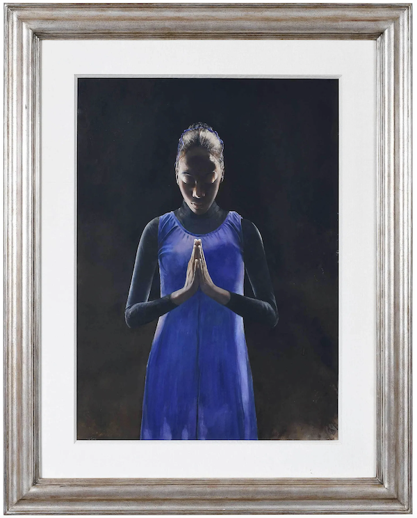 Stephen Scott Young, ‘Faith,’ estimated at $45,000-$65,000. Image courtesy of Brunk Auctions and LiveAuctioneers