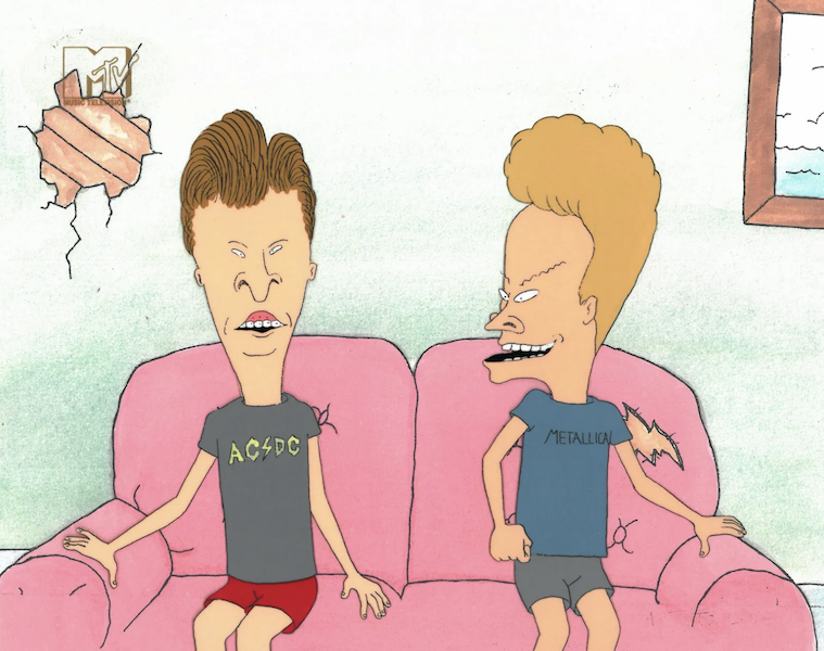 Circa-1990s Beavis and Butthead production cel, estimated at $250-$300