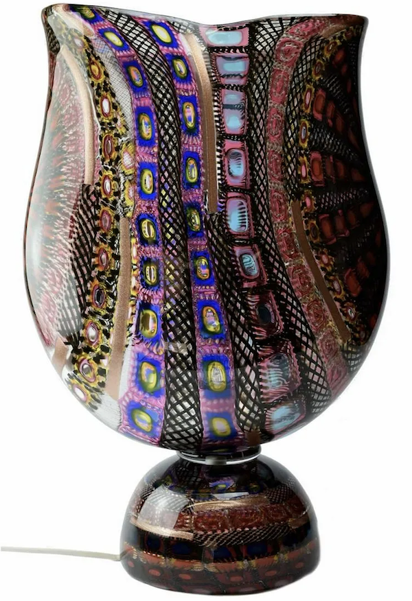 Amedeo Rossetto Mosaico vase-lamp, estimated at $7,000-$8,000