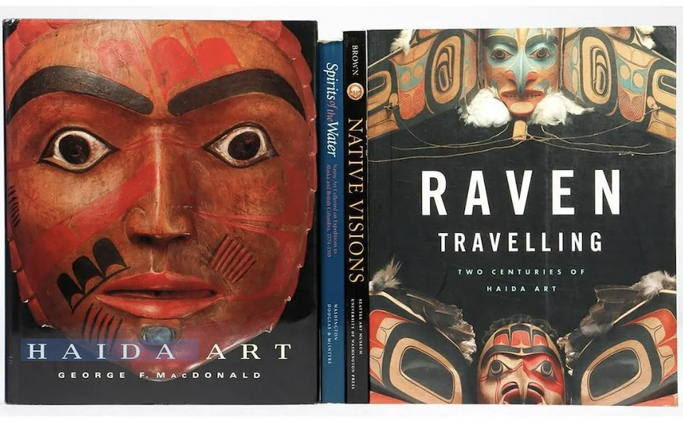  Group of four books on the subject of Northwest Coast art, estimated at $100-$150