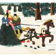 Maud Lewis, ‘Winter Sleigh Ride,’ estimated at CA$20,000-$25,000