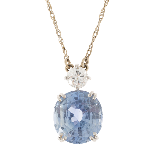 Sapphire and diamond necklace worn during an episode of ‘The Mary Tyler Moore Show,’ $35,200
