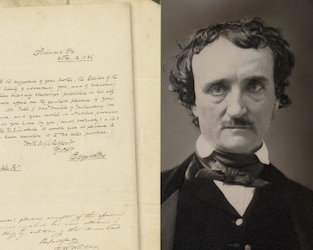 Poe heads parade of literary luminaries at RR Auction, Oct. 12