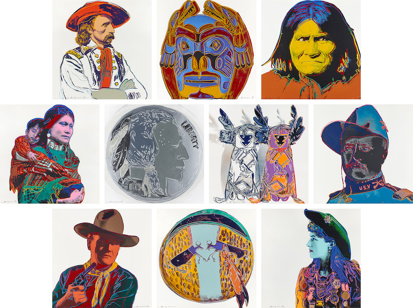  Andy Warhol Cowboys and Indians portfolio of 10 prints, $503,750