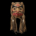 Robert Davidson’s (Haida), S’gan mask (Killer Whale mask), carved and painted red cedar, cedar bark, feathers and operculum shells, attained $54,458 plus the buyer’s premium in July 2021. Image courtesy of First Arts Premiers Inc. and LiveAuctioneers.