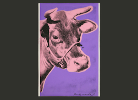 Willow auction features Warhol &#8216;Cow,&#8217; Dickens first editions, Oct. 6