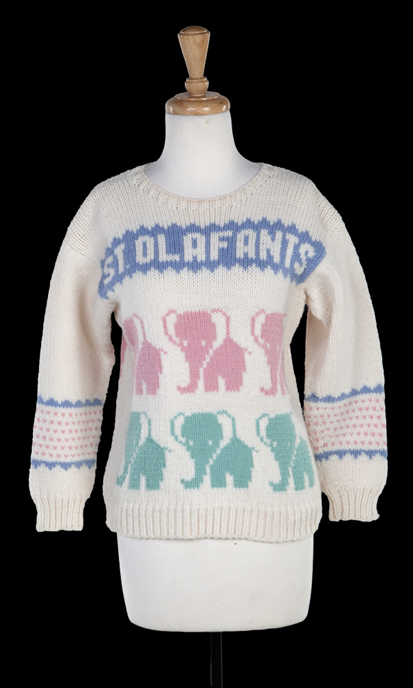 Elephant-decorated St. Olafants knit sweater, $12,800