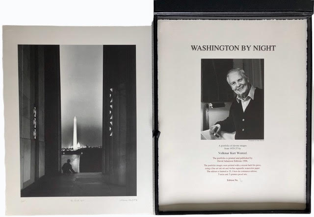 Volkmar Kurt Wentzel, ‘Washington by Night,’ estimated at $3,000-$5,000