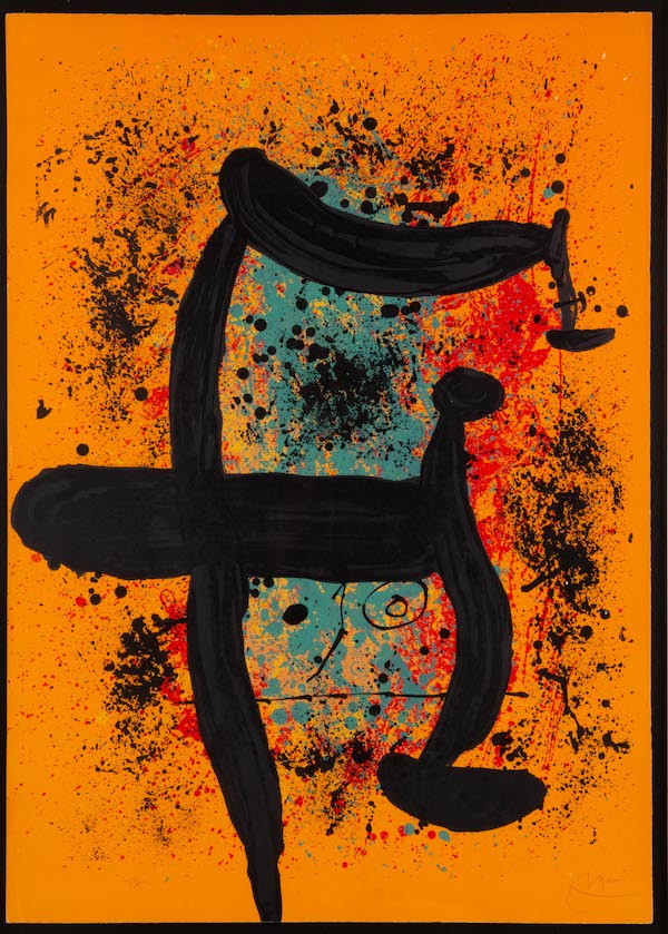 Joan Miro, ‘Le Cueilleuse D’Orange / The Orange Picker,’ estimated at $2,000-$3,000