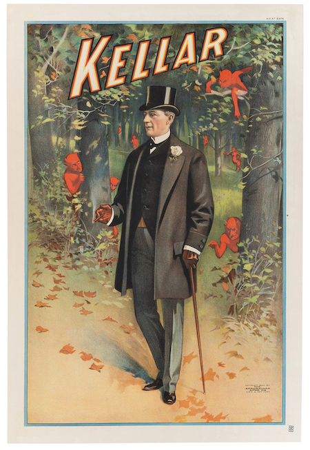  Circa-1900 poster for Harry Keller, titled Walk In The Woods, estimated at $10,000-$15,000