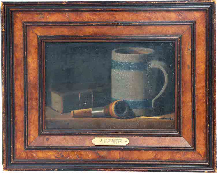 John Frederick Peto, ‘Still Life with Pipe,’ estimated at $15,000-$25,000