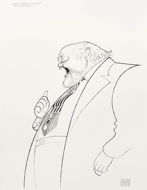 Al Hirschfeld, ‘Charles Durning (Big Daddy),’ estimated at $1,000-$2,000