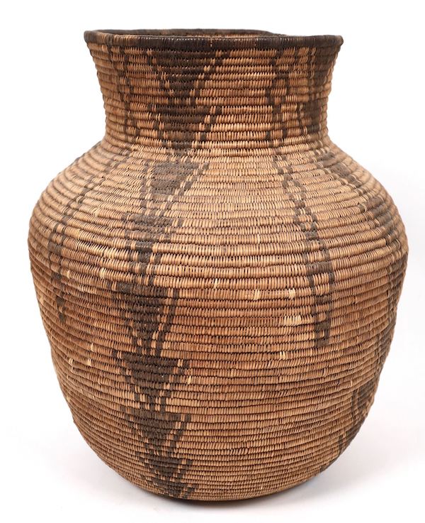 Apache olla basket, estimated at $2,000-$4,000