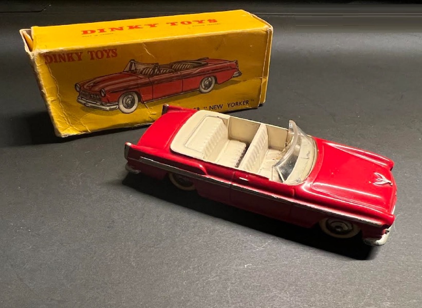 Dinky Toys Meccano Chrysler toy car with box, estimated at $250-$500