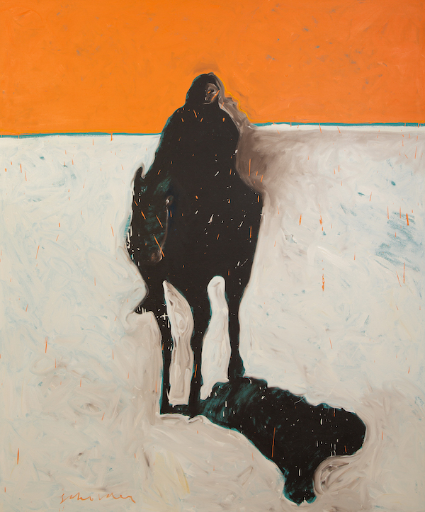 Fritz Scholder, ‘Horse and Rider,’ estimated at $80,000-$120,000