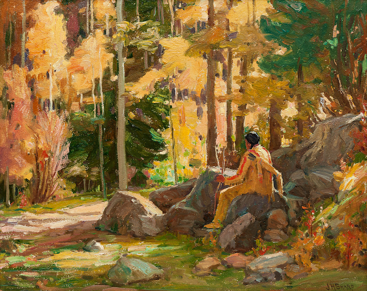 Joseph Henry Sharp, ‘Where the Deer Come,’ estimated at $80,000-$120,000