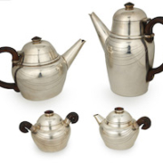 William Spratling Provincial six-piece tea set, estimated at $4,000-$6,000