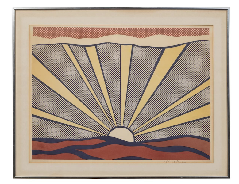 Roy Lichtenstein, ‘Sunrise,’ estimated at $4,000-$6,000