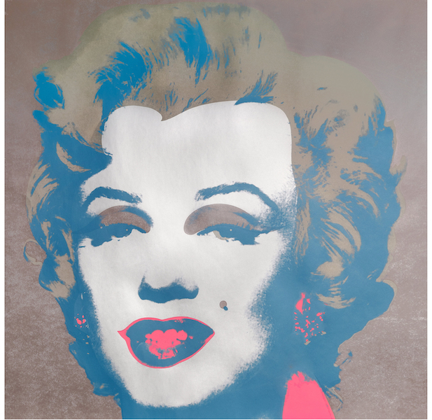 Andy Warhol, ‘Marilyn Monroe,’ estimated at $60,000-$80,000. Image courtesy of Heritage Auctions