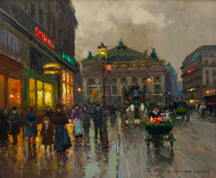 Edouard Leon Cortes, ‘La Place de l'Opera,’ $18,750
