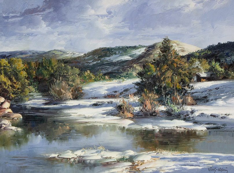 Jose Vives-Atsara, ‘Landscape of Vail – Colorado,’ $6,875