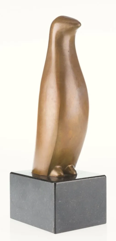 This circa-1966 bronze penguin sculpture by Bufano brought $5,500 plus the buyer’s premium in June 2020. Image courtesy of Heritage Auctions and LiveAuctioneers.
