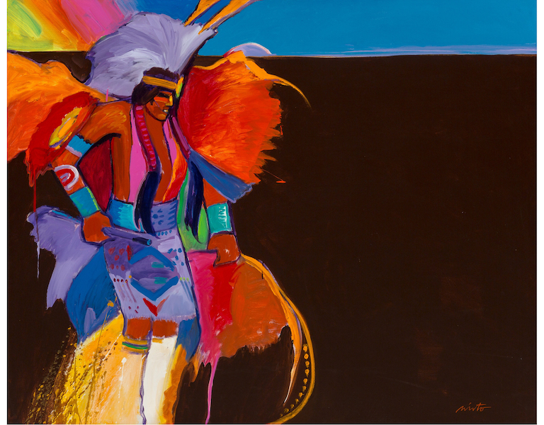 John Nieto, ‘Comanche Dancer,’ estimated at $12,000-$18,000. Heritage Auctions, HA.com