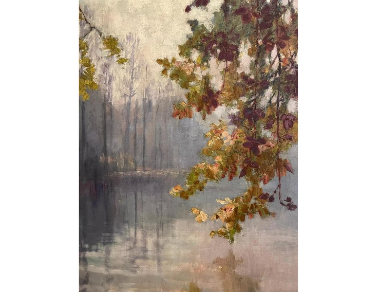 French School autumnal landscape, estimated at $8,000-$10,000