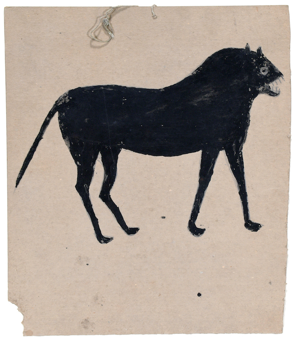 Bill Traylor, ‘Black Dog,’ estimated at $50,000-$70,000