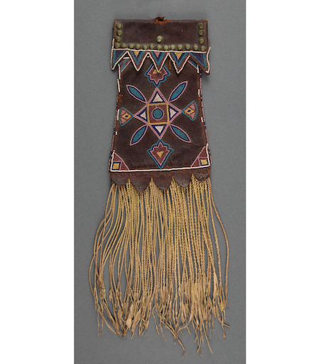 Kiowa / Comanche beaded leather dispatch case, estimated at $4,000-$6,000. Image courtesy of Heritage Auctions