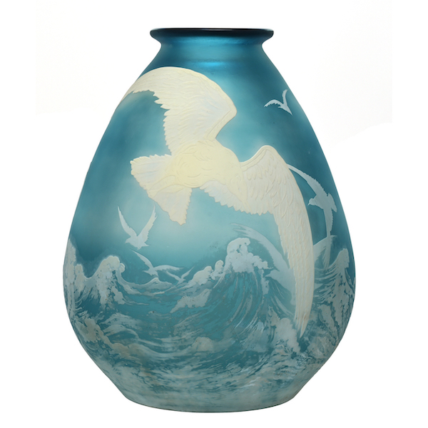 Signed Galle French cameo art glass vase, $40,250