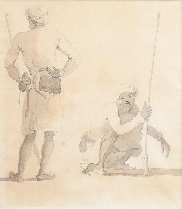 Thomas Daniell, ‘Study of Two Indian Sepoys,’ estimated at £1,500-£2,500