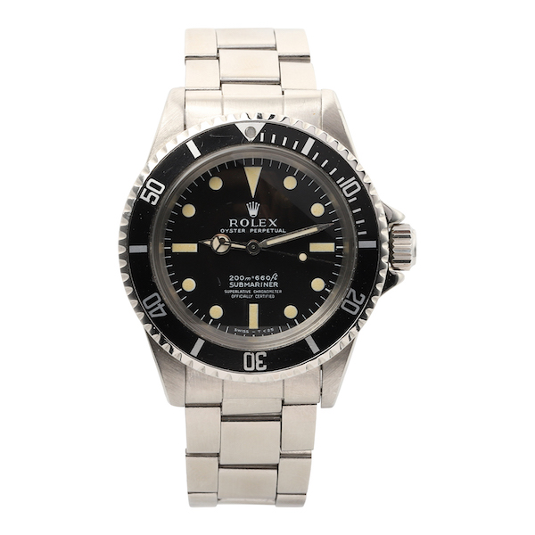 1968 Rolex Submariner watch, Ref. 5512, estimated at CA$20,000-$25,000