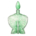 Green cut to clear decanter by Stevens & Williams in the figural butterfly form, estimated at $6,000-$9,000