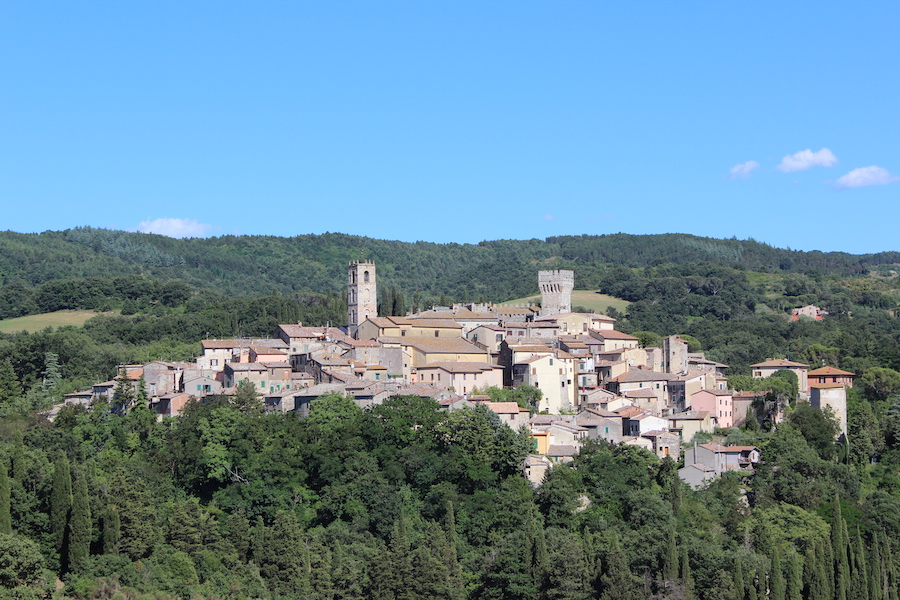 Panoramic view of San Casicano dei Bagni in Italy, taken in June 2015. An archaeological dig in the township near Siena has revealed about two dozen bronze figurines that promise to reshape what we know about Etruscan and Roman history. Image courtesy of Wikimedia Commons, photo credit LigaDue. Shared under the Creative Commons Attribution-Share Alike 4.0 International license.